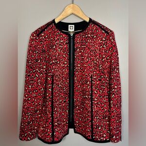 ANNE KLEIN Double Zip Jacket